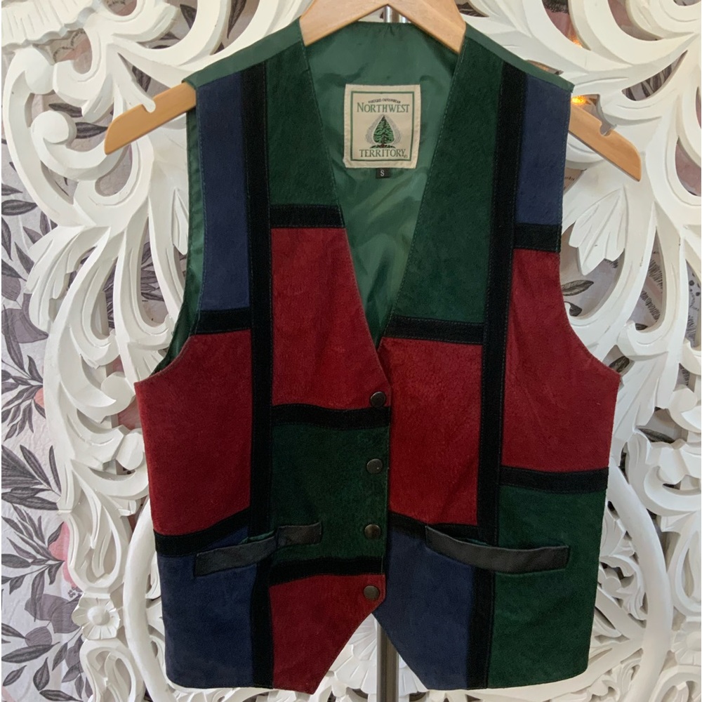 Rugged Outwear Northwest Territory vintage 90’s leather vest size small